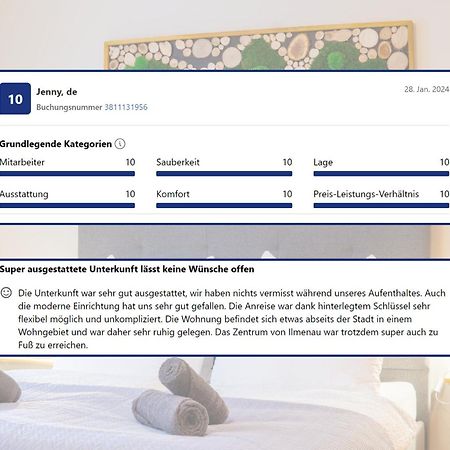 Ferienwohnung Zum Sperberring - Parkplatz - Wallbox - Wlan - Netflix&Disney - Sehr Ruhig - Perfekt Zum Entspannen & Erholen Ilmenau Exterior photo